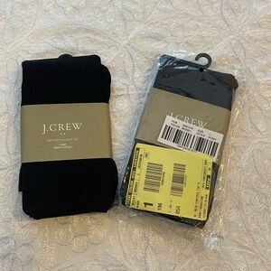 Lot of 2 - NWT Black Control Top Tights - Women Size Large